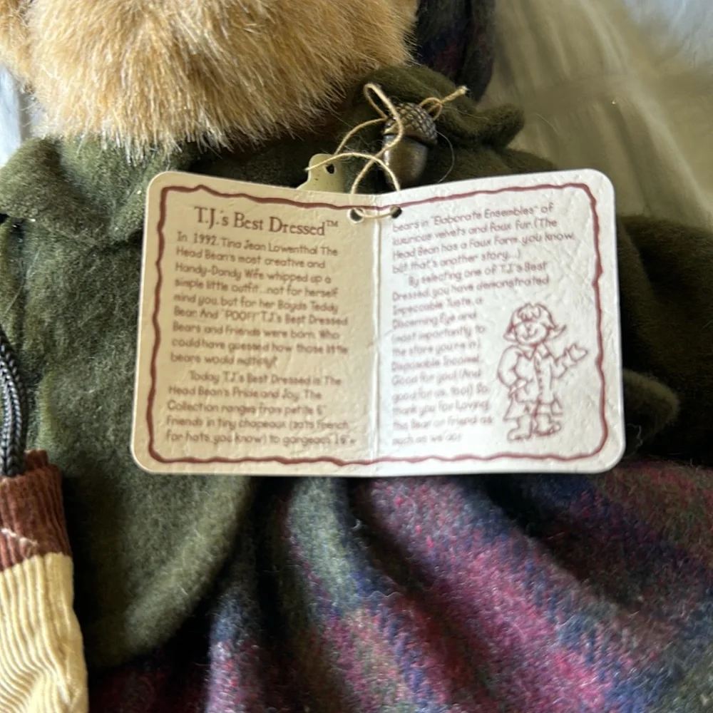 Boyds Bears Kristen T Oakley 10" Retired TJ's Best Dressed Collection - Picture 8 of 8